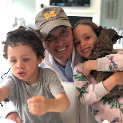 Harold Ford Jr took a picture with his kids, Georgia Walker Ford and Harold Eugene Ford III, on Father's Day.